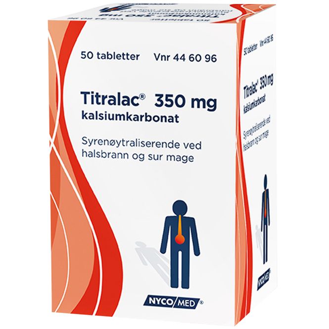 Hovedbilde Titralac 350 mg 50 stk