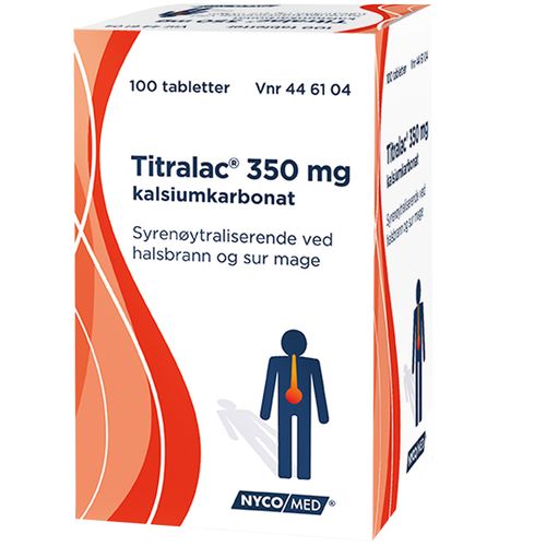 Titralac 350 mg 100 stk