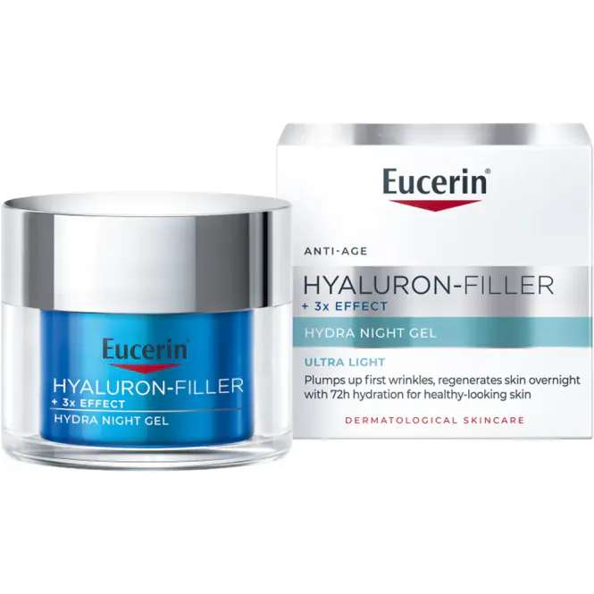 Hovedbilde Eucerin Hyaluron-Filler + 3x Effect Hydra Night Gel 50 ml