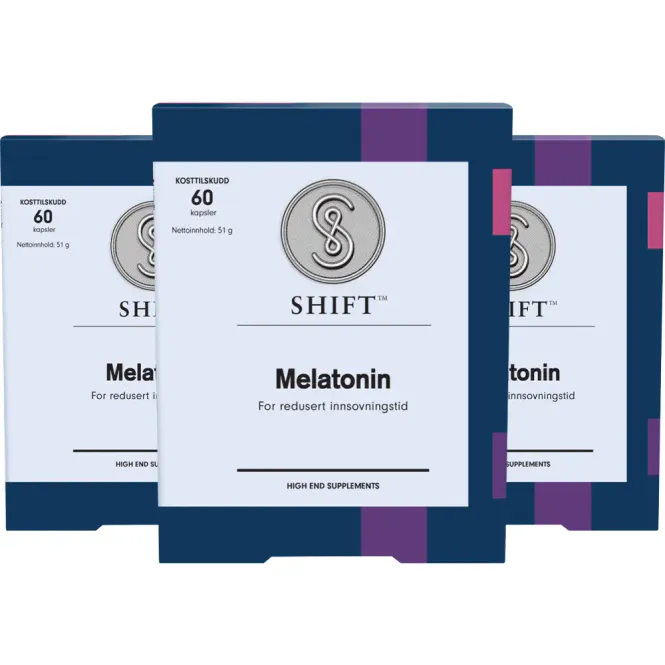 Hovedbilde SHIFT Melatonin Megapack - 3 x 60 kapsler