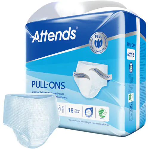 Attends Pull-Ons 6 S Buksebleier 18 stk