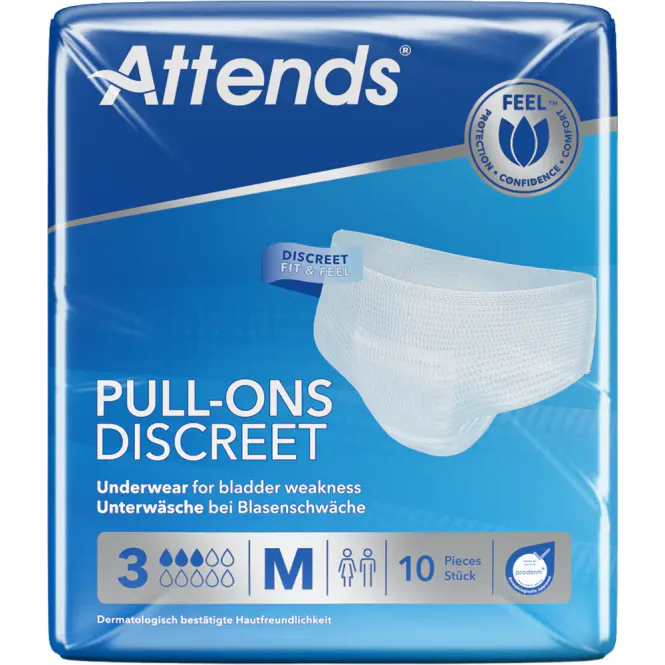 Hovedbilde Attends Pull-Ons Discreet 3 M Buksebleier 10 stk