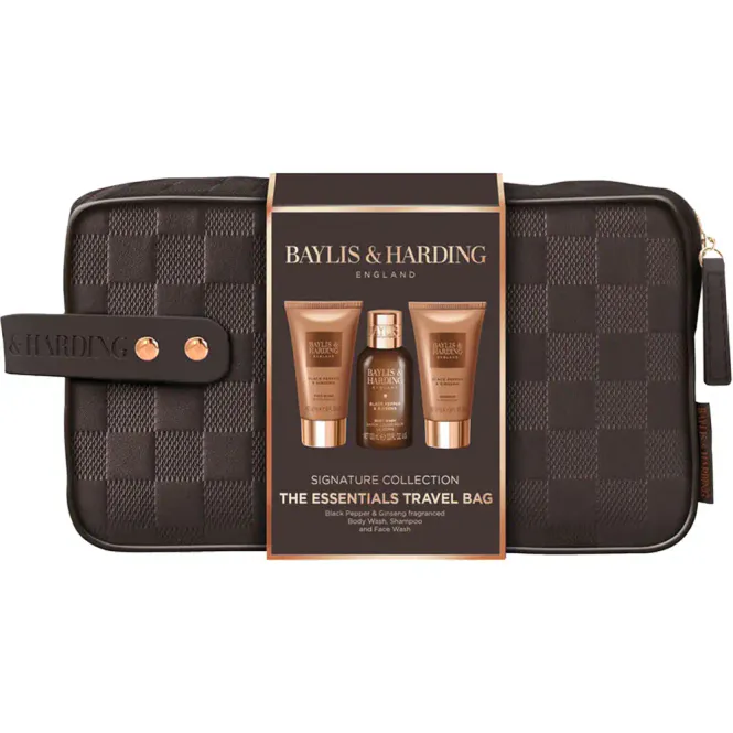 Hovedbilde Baylis & Harding Men Black Pepper & Ginseng Wash Bag Gavesett