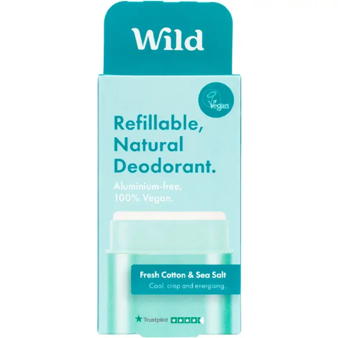 Hovedbilde Wild Deo Fresh Cotton & Sea Salt Startpakke 1 Sett