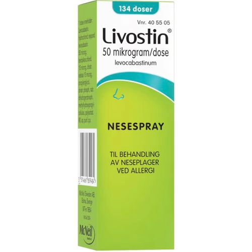 Livostin Nesespray 50 μg/dose 134 doser