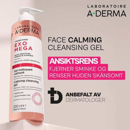 A-Derma Exomega Calming Cleansing Gel 200 ml