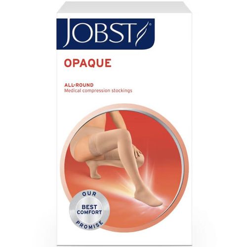 JOBST Opaque K1 Lårstrømpe Sort XL 1 par