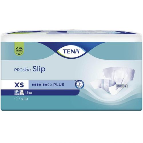 Tena Slip Plus Bleie XS 30 stk