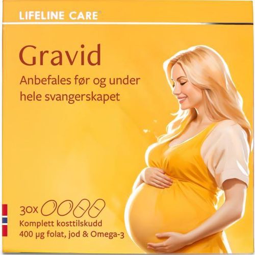 Lifeline Care Gravid Kosttilskudd 4 x 30 stk 