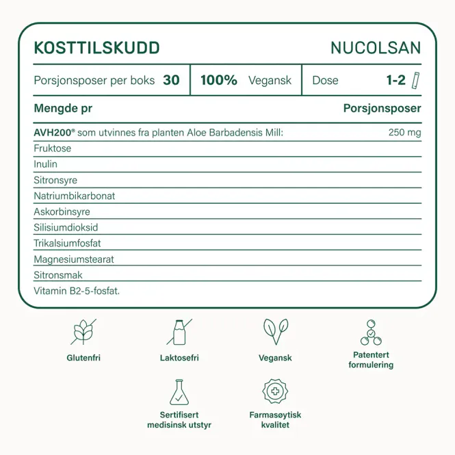 Hovedbilde Nupure Nucolsan Doseposer 30 stk