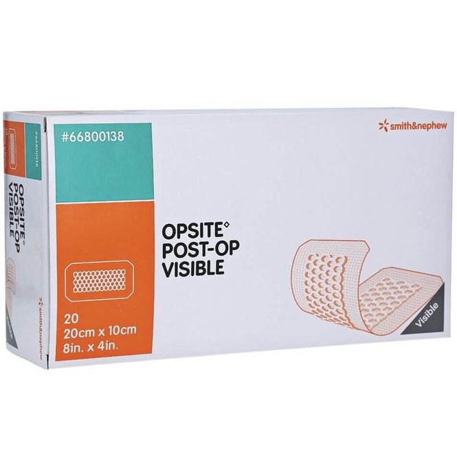 Hovedbilde Opsite Post-Op Visible Skumbandasje 20x10 cm 20 stk  