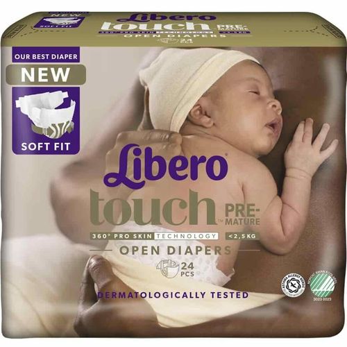Libero Touch Premature  Åpne Bleier 24 stk