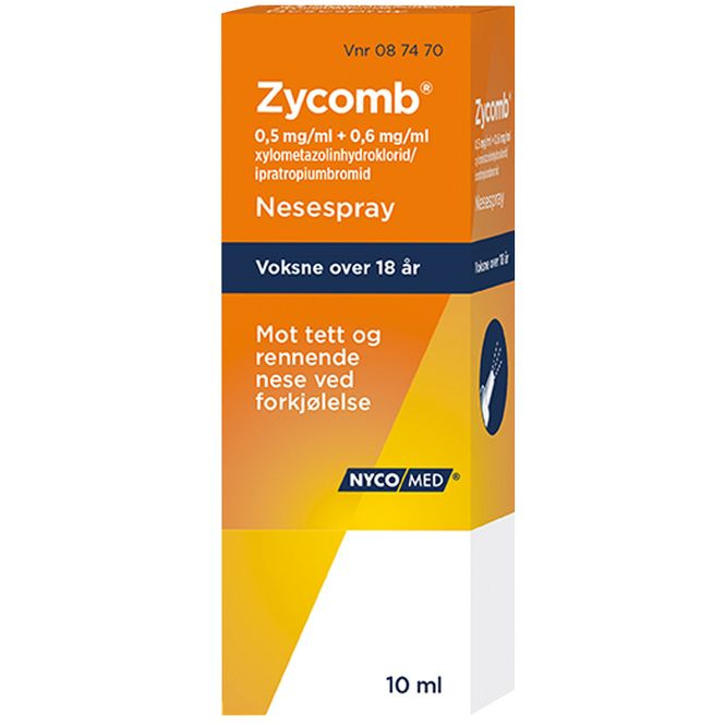 Hovedbilde Zycomb Nesespray 10 ml