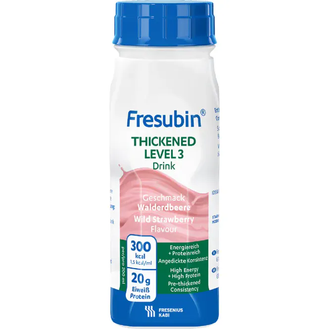 Hovedbilde Fresubin Thickened Level 3 Markjordbær 4 x 200 ml
