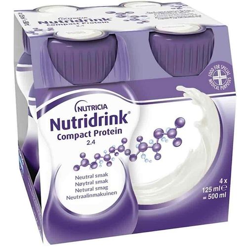 Nutridrink Compact Protein Næringsdrikk Nøytral 4x125 ml
