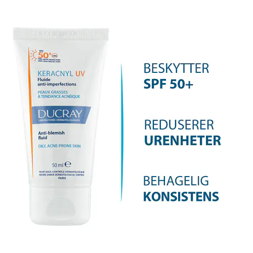 Ducray Keracnyl Fluid SPF50+ 50 ml