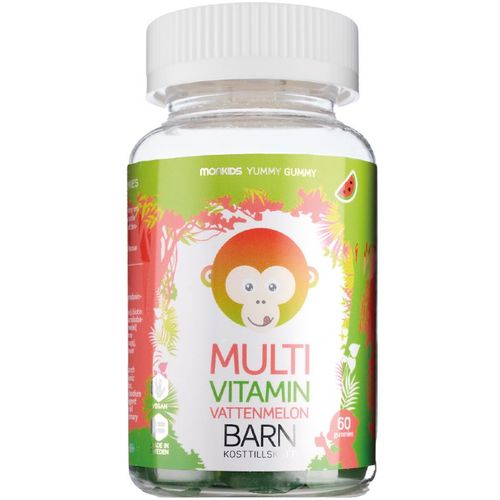 Monkids Multivitamin Barn Vannmelon 60 stk