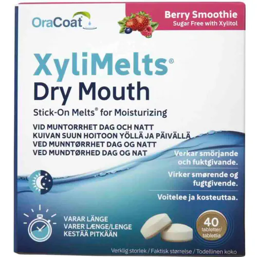 XyliMelts Berry Smoothie Klebetabletter 40 stk