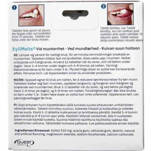 XyliMelts Berry Smoothie Klebetabletter 40 stk