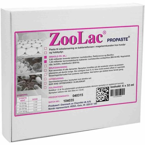 Zoolac Propaste Doseringssprøyter 6 x 32 ml