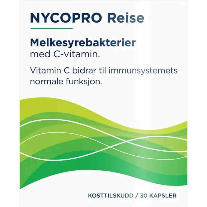 Hovedbilde Nycopro Reise m/Vitamin C Kapsler 30 stk