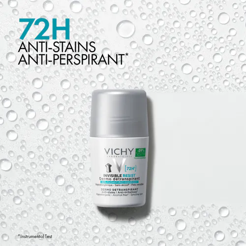 Vichy 72H Invisible Resist Anti-Stain Deo Antiperspirant 50 ml