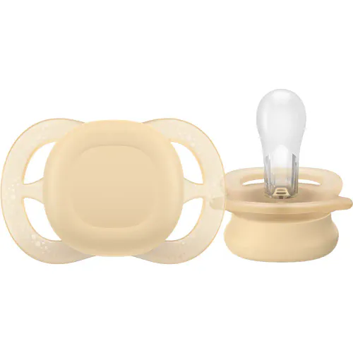Avent Ultra Start Soft Narresmokk 0-2m Lilla & Gul 2 stk