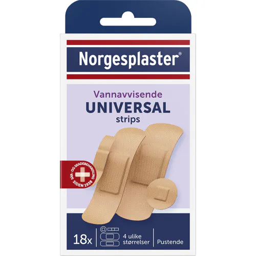 Norgesplaster Universal Strips 18 stk