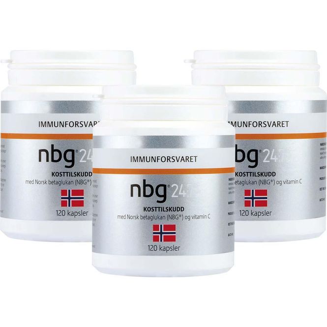 Hovedbilde NBG 24:7 Megapack - 3 x 120 kapsler