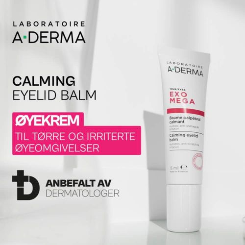 A-Derma Exomega Calming Eyelid Balm 15 ml