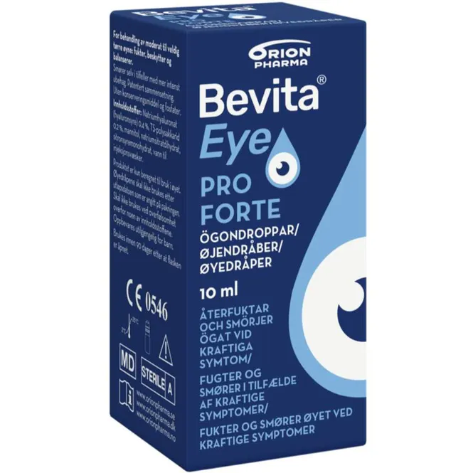 Hovedbilde Bevita Eye Pro Forte Øyedråper 10 ml