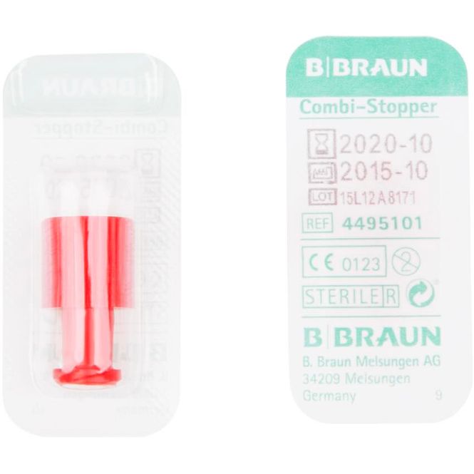 Hovedbilde B. Braun Kombistopper Lukkepropp Luer/Lock 100 stk