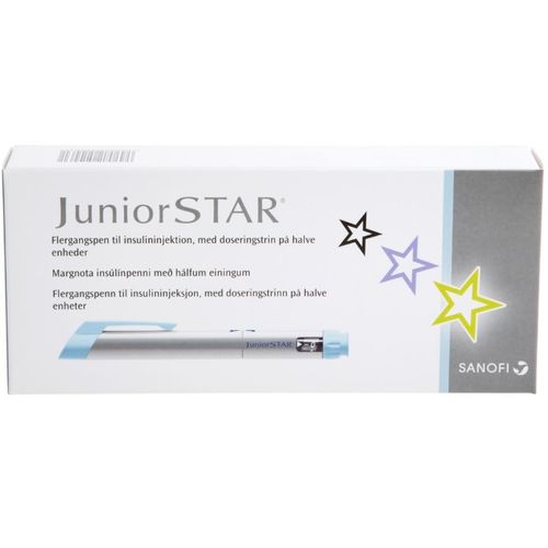 Juniorstar Insulinpenn Sølv 1 stk