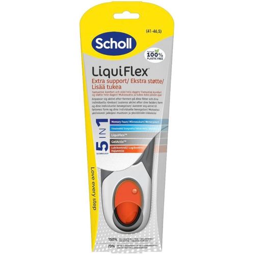 Scholl LiquiFlex Extra Support Såle Large 1 par