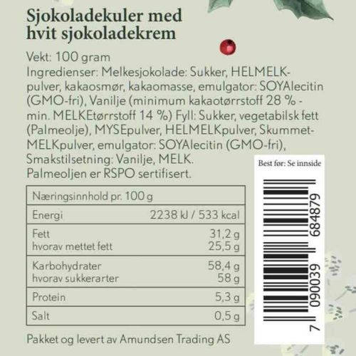 Apotekets Julekaffe & Sjokoladekuler Gavesett