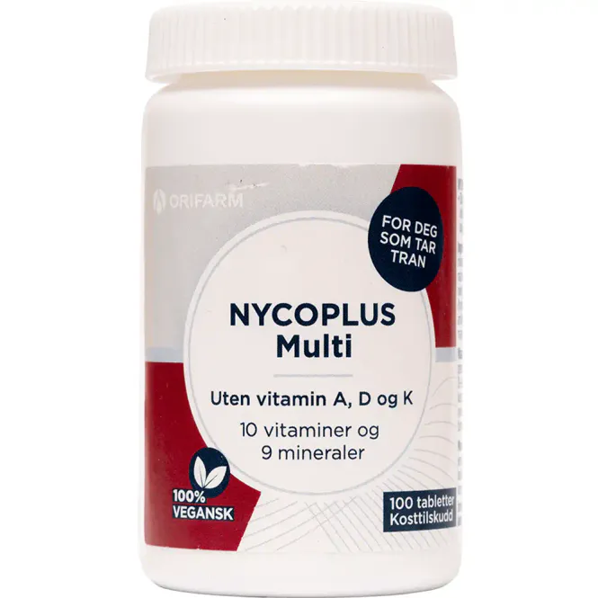 Hovedbilde Nycoplus Multi Uten Vitamin A, D og K Tabletter 100 stk