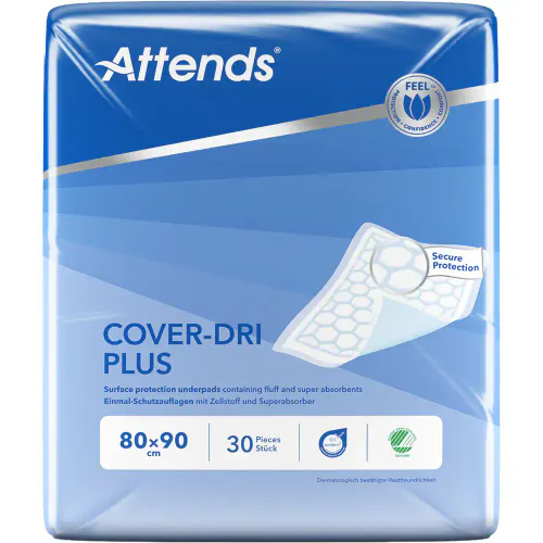 Attends Cover-Dri Plus 80 x 90 cm 30 stk