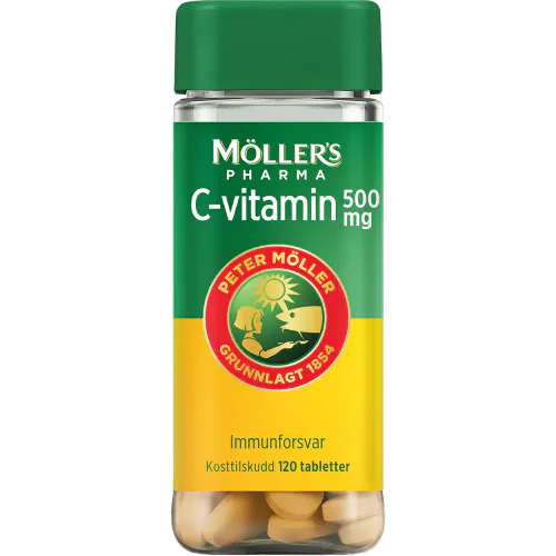 Møllers Pharma C-vitamin 500 mg Tabletter 120 stk