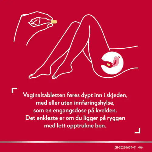 Canesten 500 mg Vaginaltablett m/Applikator 1 stk