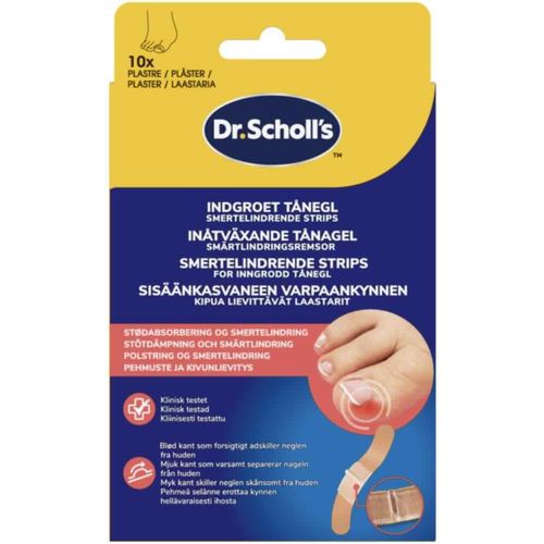 Dr. Scholl’s Smertelindrende Strips For Inngrodd Tånegl 10 stk