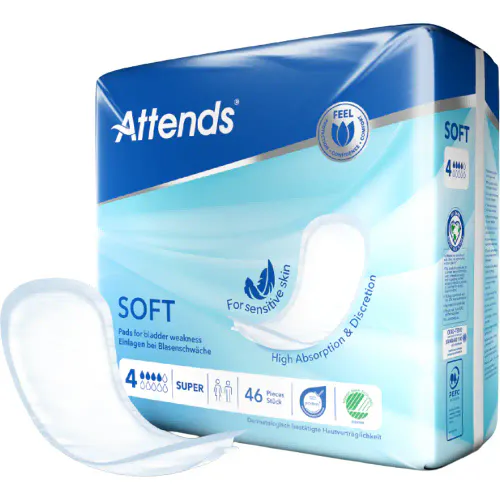 Attends Soft 4 Super Pads 46 stk