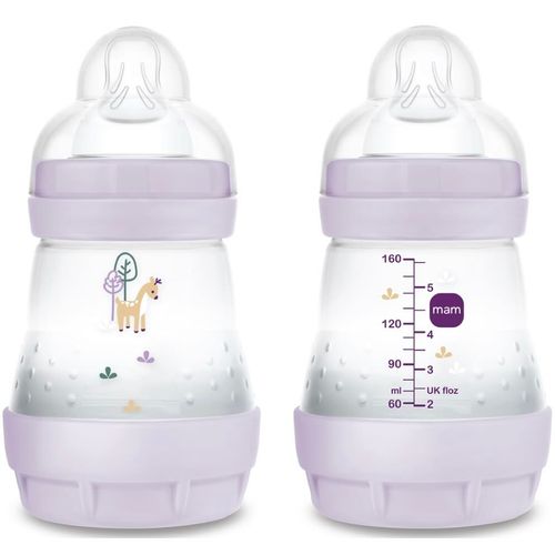 Mam Easy Start Anti-Colic Tåteflaske Lilla 160 ml 1 stk