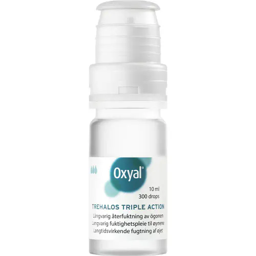 Oxyal Trehalos Triple Action Øyedråper 10 ml