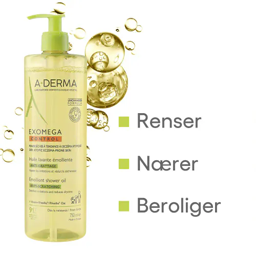 A-Derma Exomega Control Shower Oil 750 ml